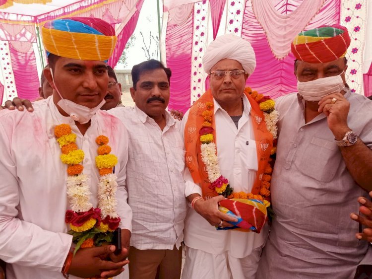 कांग्रेस के जसवंतपुरा ब्लाॅक अध्यक्ष ने छोड़ी कांग्रेस, थामा भाजपा का दामन