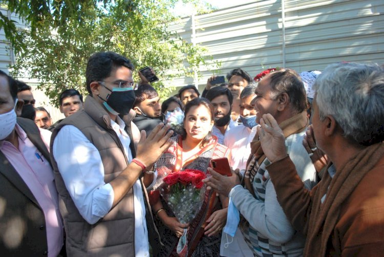 एक बार फिर प्रदेश सचिव बनाई गईं शोभा सोलंकी ने जताया सचिन पायलट का आभार
