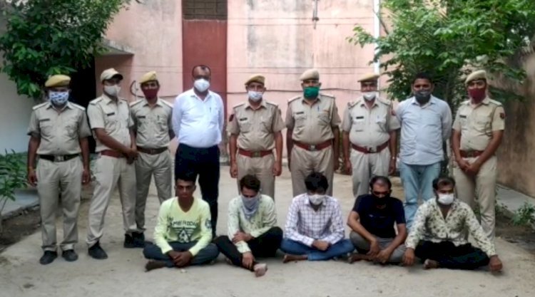 प्रोडक्शन वॉरन्ट पर गिरफ्तार किए 5 आरोपियों ने कबूली चोरी की दो दर्जन वारदातें, नशे की लत के कारण बने आला दर्जे के चोर
