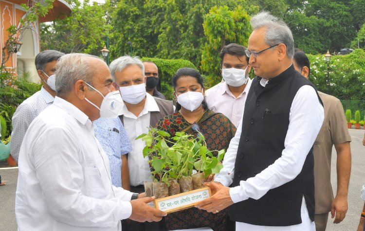 प्रदेश में निरोगी राजस्थान की दिशा में बड़ा कदम साबित होगी ‘घर-घर औषधि योजना: मुख्यमंत्री गहलोत