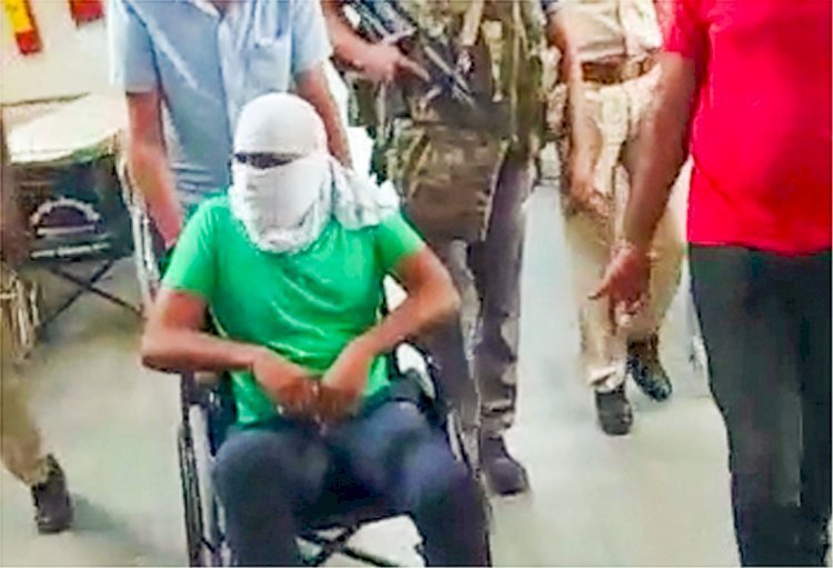 भीलवाड़ा में कांस्टेबल की हत्या करने के आरोपी पाबूराम को सायला में जानलेवा हमले के मामले में प्रोडक्शन वारंट पर जालोर लाया