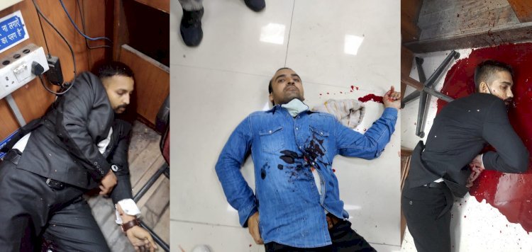 दिल्ली के रोहिणी कोर्ट में गैंगवार, गैंगस्टर जितेंद्र गोगी की गोली मार कर दी गई हत्या, पुलिस जवानों ने हमलावरों को किया ढेर