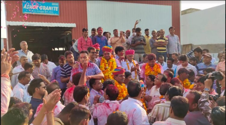 ग्रेनाइट एसोसिएशन जालोर के चुनाव में रिकॉर्ड वोटों से जीते राजू चौधरी, पूर्व मंत्री के बेटे जगदीश चौधरी और पैनल की करारी हार