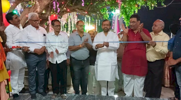 सिरोही विधायक संयम लोढ़ा ने महाकाली नगर सती माता मंदिर के प्रांगण में नवनिर्मित टीन शेड का किया लोकार्पण