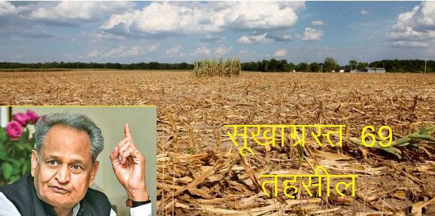 जालोर की 9 तो सिरोही के 2 तहसील में ही सरकार को नजर आया सूखा, खरीफ फसल पर 12 जिलों की 69 तहसील में सूखाग्रस्त घोषित
