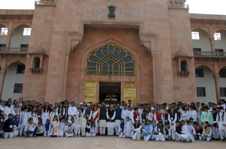 देश के लोकतांत्रिक इतिहास में पहली बार राजस्थान विधानसभा में बाल सत्र का आयोजन, मुख्यमंत्री की पोती भी बतौर विधायक उपस्थित
