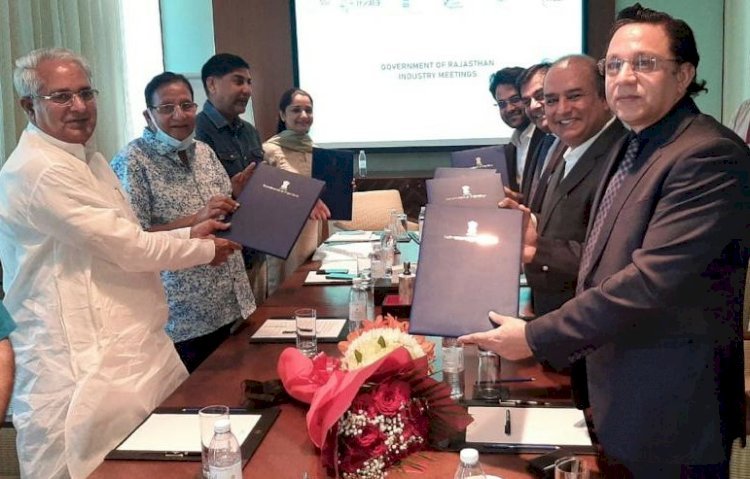दुबई एक्सपो में राजस्थान प्रतिनिधिमंडल ने निवेशकों से की चर्चा, प्रदेश में 1500 करोड़ से अधिक के एमओयू साइन