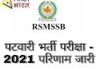 Staff Selection Board ने पटवार सीधी भर्ती परीक्षा-2021 का परीक्षा परिणाम किया जारी, 11 हजार 339 अभ्यर्थी अस्थाई रूप से सूचीबद्ध