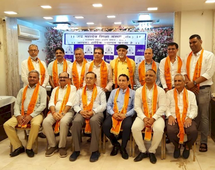 जय महादेव शिक्षा संस्था की वार्षिक साधारण सभा की बैठक में कनुभाई रावल को सर्व सहमति से बनाया अध्यक्ष