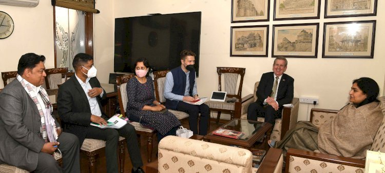 ऑस्ट्रेलिया—भारत के संबंधों पर ऑस्ट्रेलिया उच्चायुक्त बैरी फैरेल ने सीएस ऊषा शर्मा से की चर्चा, ऑस्ट्रेलिया का लक्ष्य भारत में स्वस्थ निवेश का