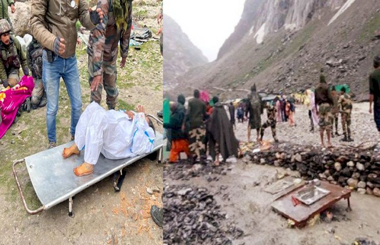 अमरनाथ में हाहाकार! अब तक 16 की मौत, 40 से ज्यादा लापता, 40 तंबू, दो लंगर बहे, रेस्क्यू जारी