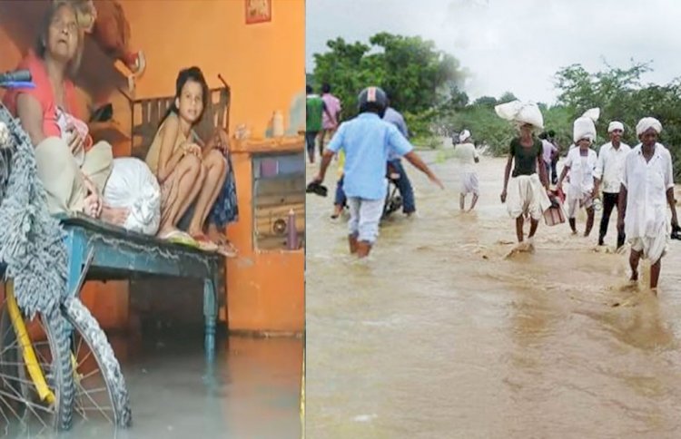 राजस्थान में भारी बारिश बनी मुसीबत, बाढ़ जैसे हालातों में सेना ने संभाला मोर्चा