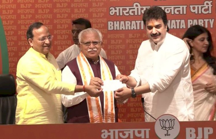 हरियाणा में कांग्रेस का जोरदार झटका! पूरे परिवार के साथ भाजपा में शामिल हुए कुलदीप बिश्नोई