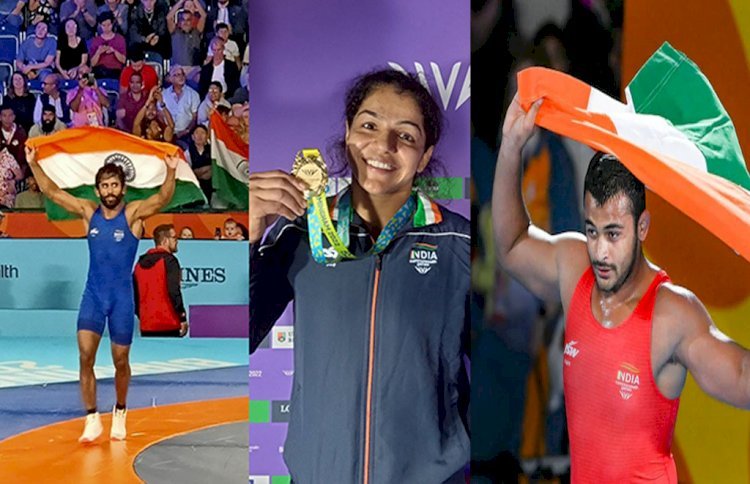 भारत के लिए शुक्रवार रहा स्वर्णिम, बजरंग, साक्षी और दीपक ने जीते गोल्ड, पदक तालिका में भारत की लंबी छलांग