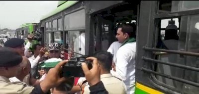 किसान महापंचायत : जंतर-मंतर जा रहे 19 किसान गाजीपुर में हिरासत में लिए गए