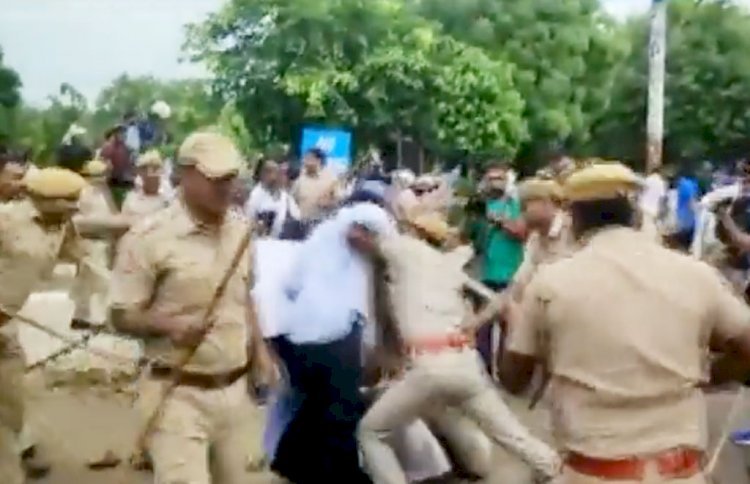Chhatra Sangh Chunav 2022 में सोमवार को पुलिस और छात्रगुटों में झड़प, कईयों के सिर फूटे, कई जख्मीं