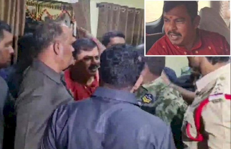 पैगंबर मोहम्मद पर टिप्पणी को लेकर हैदराबाद में गरमाया माहौल, भाजपा MLA टी राजा गिरफ्तार