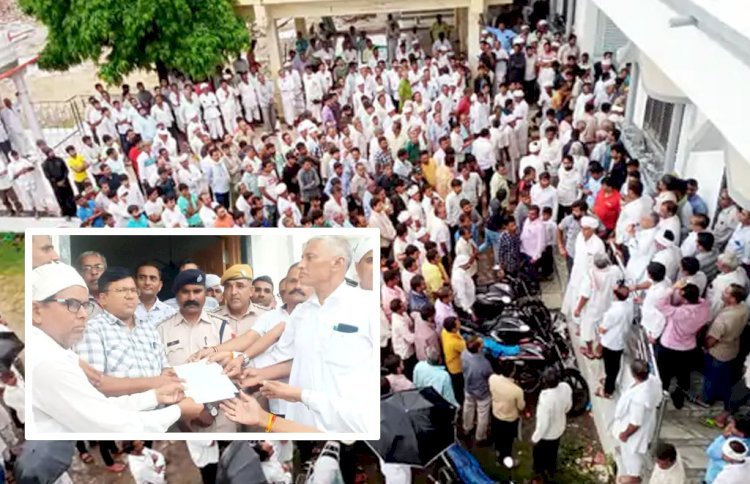 जालोर के रानीवाड़ा में मुआवजे की मांग को लेकर चौधरी समाज और 36 कौम की बैठक, सौंपा ज्ञापन