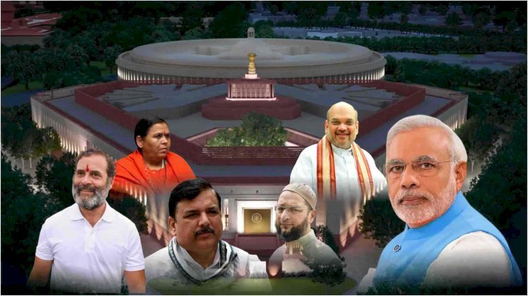 आप नेता संजयसिंह ने नारी शक्ति वंदन बिल को महिला बेवकूफ बनाओ बिल बताया।
