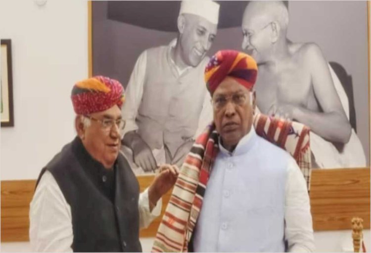 कांग्रेस छोड़कर भाजपा में गए थे, अब वापस कांग्रेस में शामिल, गुड़ामालानी से मिल सकता है टिकट।