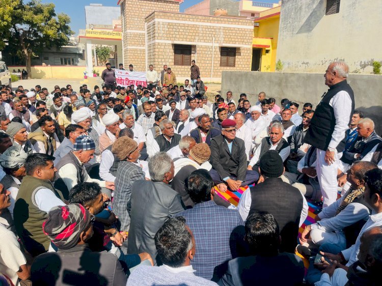 सांचौर जिले की पुनः बहाली की मांग को लेकर जनता का आक्रोश बढ़ा: महापड़ाव का आयोजन